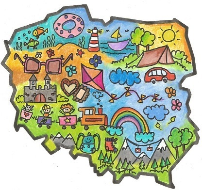 Zdjęcie do KONKURS PLASTYCZNY "WAKACYJNA MAPA POLSKI"