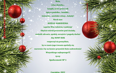 Zdjęcie do Życzenia świąteczne