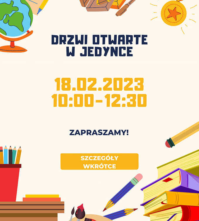 Zdjęcie do DRZWI OTWARTE W JEDYNCE - 18.02.2023r.