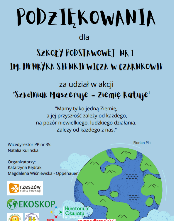 Zdjęcie do "Szkolniak Maszeruje - Ziemię Ratuje"