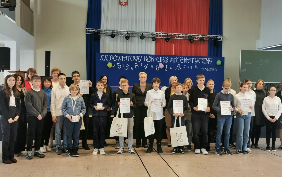 Zdjęcie do DWUDZIESTE POTYCZKI MATEMATYCZNE W CZARNKOWSKIEJ JEDYNCE