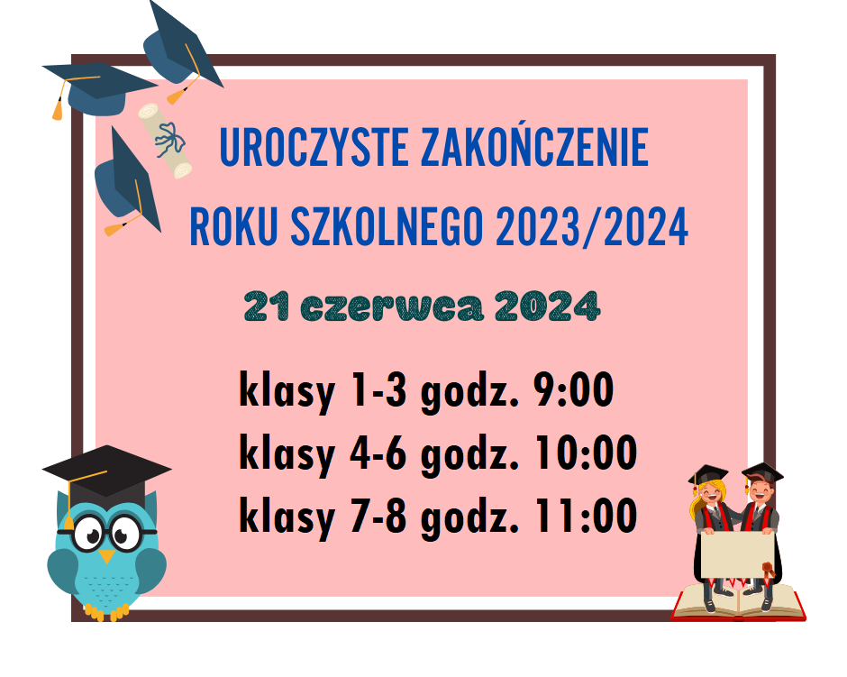 Zdjęcie do Zakończenie roku szkolnego 2023/2024