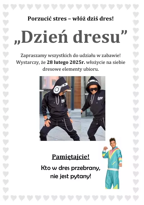 Zdjęcie do &bdquo;Dzień dresu&rdquo; &ndash; 28 lutego