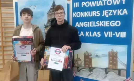 Zdjęcie do  III Powiatowy Konkurs Języka Angielskiego dla klas 7 i 8 