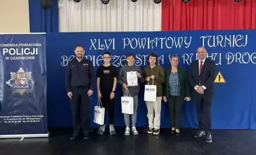 Zdjęcie do POWIATOWY TURNIEJ BEZPIECZEŃSTWA W RUCHU DROGOWYM