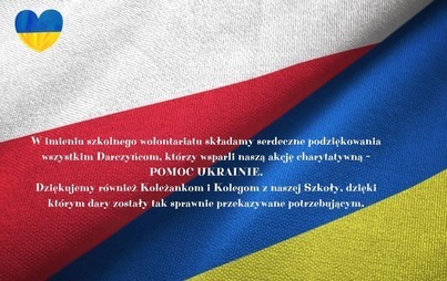 Zdjęcie do Podziękowania - pomoc Ukrainie 