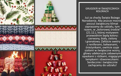 Zdjęcie do GRUDZIEŃ W ŚWIĄTECZNYCH KOLORACH