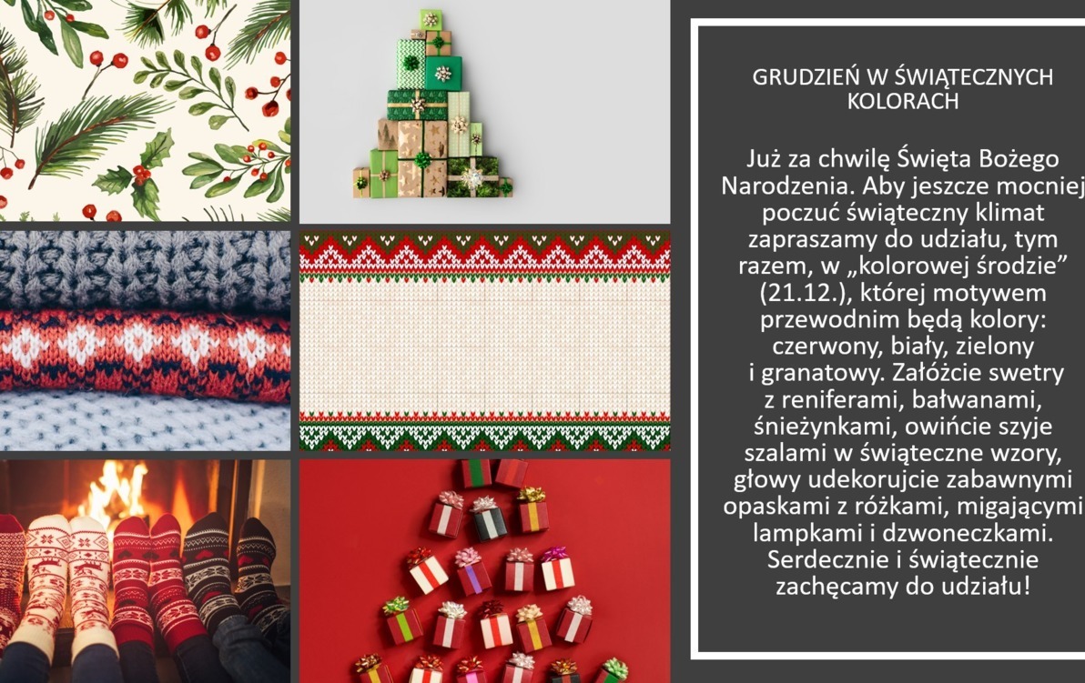 Zdjęcie do GRUDZIEŃ W ŚWIĄTECZNYCH KOLORACH