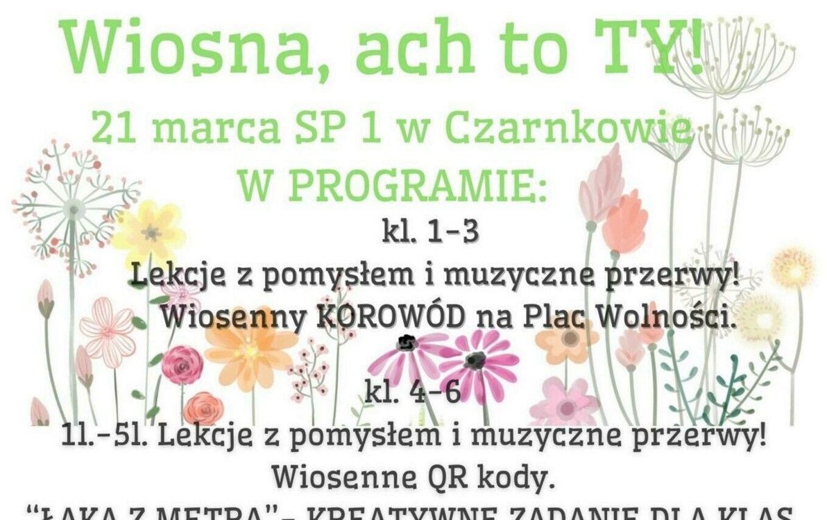 Zdjęcie do Pierwszy Dzień Wiosny
