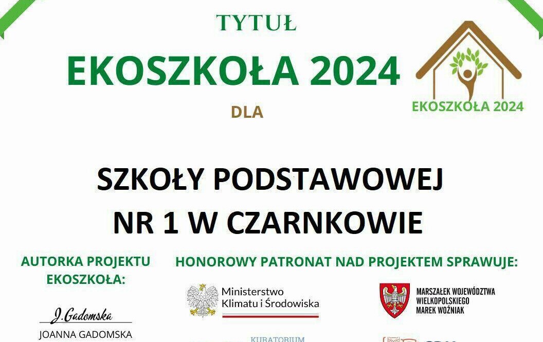 Zdjęcie do Ekoszkoła 2024 &nbsp; &nbsp;&nbsp;